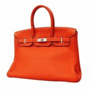 Hermès Vintage Pre-owned Laeder handvskor Orange, Dam