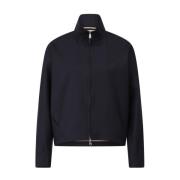 Max Mara Sportig Sweatjacka Plava Black, Dam