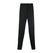 Jil Sander Svarta byxor med rak passform Aw24 Black, Herr