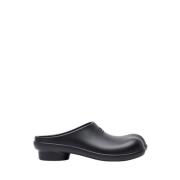 MM6 Maison Margiela Gummi Anatomiska Träskor Tofflor Black, Herr