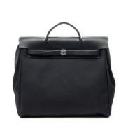 Hermès Vintage Pre-owned Canvas handvskor Black, Dam