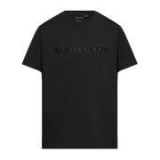 Canada Goose T-shirt med broderad logotyp Black, Herr