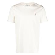 Polo Ralph Lauren Broderad Slim Fit Bomullst-shirt White, Herr