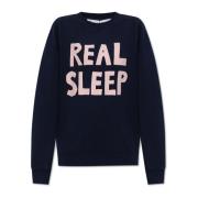 JW Anderson Logo sweatshirt Blue, Dam