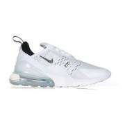 Nike Vit/Svart lågtop sneaker med Air Unit White, Herr