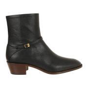 Valentino Garavani Svarta Bootie Skor Black, Herr