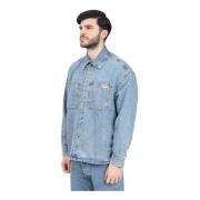 Calvin Klein Jeans Modern Denimjacka Casual Stil Blue, Herr