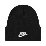 Nike Peak Futura Beanie i Svart Black, Unisex