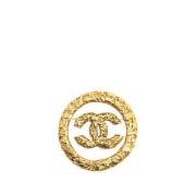 Chanel Vintage Pre-owned Metall chanel-smycken Yellow, Dam