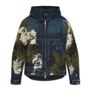 Dsquared2 Jeansjacka med huva Blue, Herr