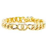 Chanel Vintage Pre-owned Metall armband Yellow, Dam