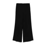 Forte Forte Hög Midja Candy Stretch Byxor Black, Dam