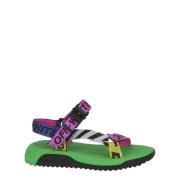 Off White Tyg sandaler Multicolor, Dam