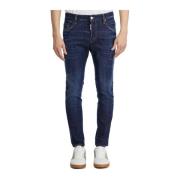 Dsquared2 Denim Skater Byxor Blue, Herr