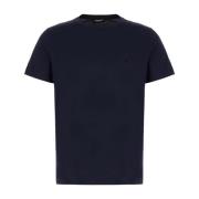 Dondup Casual Bomull T-shirt för Män Blue, Herr