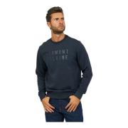 Harmont & Blaine Herr bomullsweatshirt, blå Blue, Herr