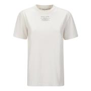 Golden Goose Rund hals kortärmad tryckt T-shirt White, Dam