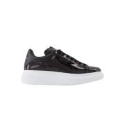 Alexander McQueen Laeder sneakers Black, Dam