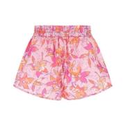 Isabel Marant Multifärgade Blossom Shorts Trendig Mode Pink, Dam