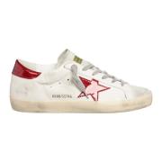 Golden Goose Vintage Distressed Sneakers White, Dam