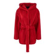 Max Mara Röd Stickad Ullrock Red, Dam