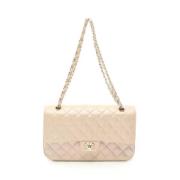 Chanel Vintage Pre-owned Laeder chanel-vskor Beige, Dam