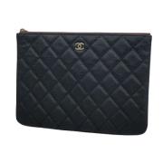 Chanel Vintage Pre-owned Laeder kuvertvskor Black, Dam