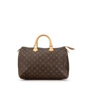 Louis Vuitton Vintage Pre-owned Canvas louis-vuitton-vskor Brown, Dam