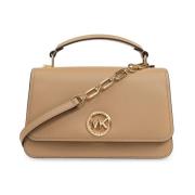 Michael Kors Slät Beige Tote Handväska Brown, Dam