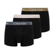 Calvin Klein 3-Pack Stretch Bomullsboxers - Svart Black, Herr