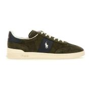 Polo Ralph Lauren Skoggrön Mocka Herr Sneakers Green, Herr