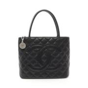 Chanel Vintage Pre-owned Laeder totevskor Black, Dam