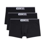 Diesel Set med 3 Boxershorts i Stretchbomull Black, Herr