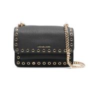 Michael Kors Svart Claire Elegant Axelväska Black, Dam