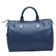 Louis Vuitton Vintage Pre-owned Laeder louis-vuitton-vskor Blue, Dam