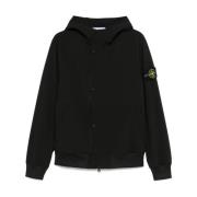 Stone Island Svarta Rockar för Män Black, Herr