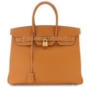 Hermès Vintage Pre-owned Laeder handvskor Brown, Dam