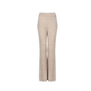 Patrizia Pepe Elegant Midjbyxor Beige, Dam