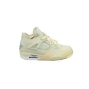 Nike Off-White 'Sail' Air Jordan 4 Beige, Herr