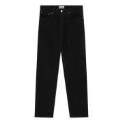 Agolde Regular Fit Denim Jeans Black, Herr