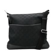 Gucci Vintage Pre-owned Canvas gucci-vskor Black, Dam