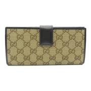 Gucci Vintage Pre-owned Canvas plnbcker Beige, Dam