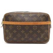 Louis Vuitton Vintage Pre-owned Canvas kuvertvskor Brown, Dam