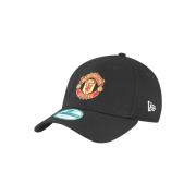 New Era Svart Manchester United Grund Keps Black, Herr