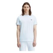 Fred Perry Blå Kontrastband Ringer Skjorta Blue, Herr