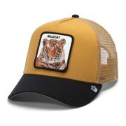 Goorin Bros Senap Tiger Wildcat Trucker Cap Yellow, Herr