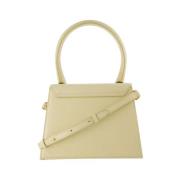 Jacquemus Laeder handvskor Beige, Dam