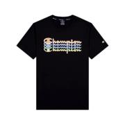 Champion Legacy Logo Svart Tee Black, Herr