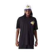 New Era Svart Lakers Arch Logo T-tröja Black, Herr