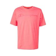 Champion Legacy Logo Tee i Rosa Pink, Herr